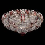 Люстра Двойное Кольцо Классика №6 красная в Саратове