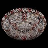 Люстра Двойное Кольцо Классика №6 красная в Саратове