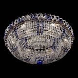 Люстра Двойное Кольцо Классика №6 синяя в Саратове