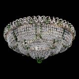 Люстра Двойное Кольцо Классика №6 зеленая в Саратове