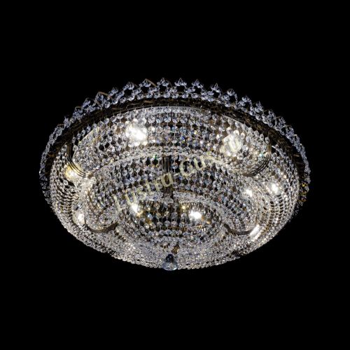 Люстра Двойное Кольцо Классика под бронзу в Саратове Гусь Хрустальный