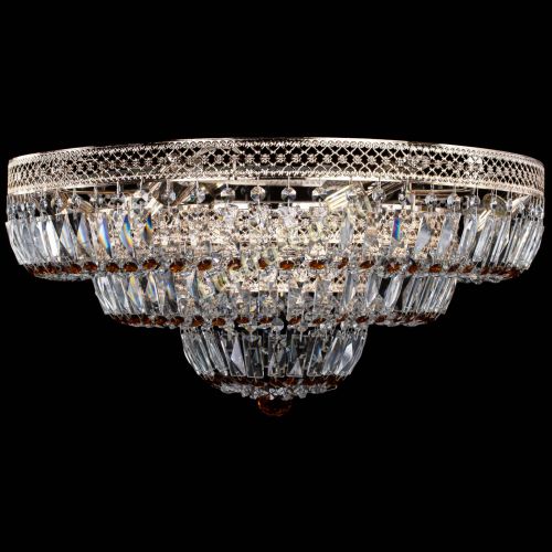 Люстра Двойное Кольцо Венеция чайная в Саратове Гусь Хрустальный