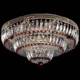 Люстра Двойное Кольцо Венеция красная в Саратове