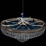 Люстра Двойное Кольцо Венеция черная в Саратове