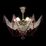 Люстра Элина №2 красная в Саратове