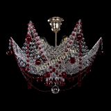 Люстра Элина №2 красная в Саратове