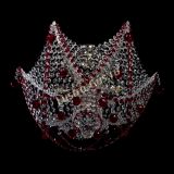 Люстра Элина №2 красная в Саратове