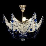 Люстра Элина №2 синяя в Саратове