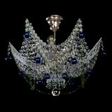 Люстра Элина №2 сине-зеленая в Саратове