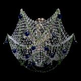 Люстра Элина №2 сине-зеленая в Саратове