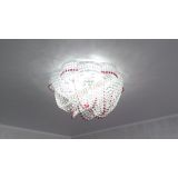 Люстра Есения красная в Саратове