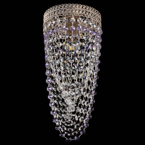 Люстра Флоренция №1 Водоворот фиолетовая в Саратове Гусь Хрустальный