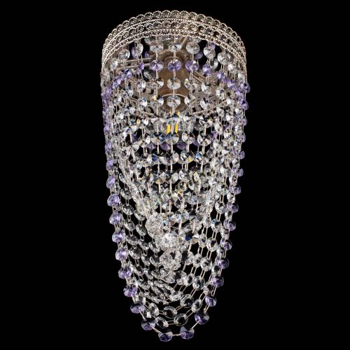 Люстра Флоренция №1 Водоворот фиолетовая в Саратове Гусь Хрустальный