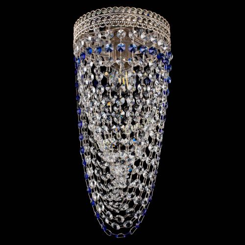 Люстра Флоренция №1 Водоворот синяя в Саратове Гусь Хрустальный