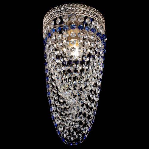 Люстра Флоренция №1 Водоворот синяя в Саратове Гусь Хрустальный