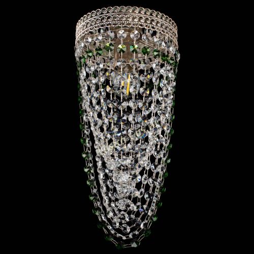 Люстра Флоренция №1 Водоворот зеленая в Саратове Гусь Хрустальный