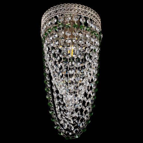 Люстра Флоренция №1 Водоворот зеленая в Саратове Гусь Хрустальный