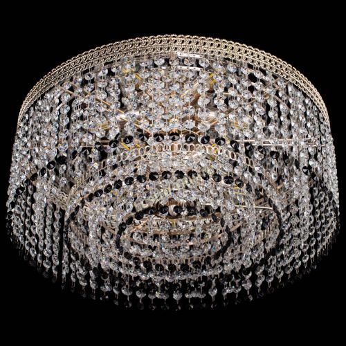 Люстра Флоренция капель оптикон черная в Саратове Гусь Хрустальный