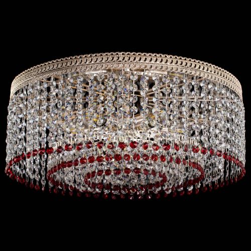 Люстра Флоренция капель оптикон красная в Саратове Гусь Хрустальный