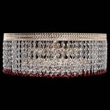 Люстра Флоренция капель оптикон красная в Саратове