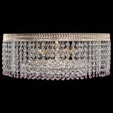 Люстра Флоренция капель оптикон розовая в Саратове