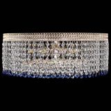 Люстра Флоренция капель оптикон синяя в Саратове