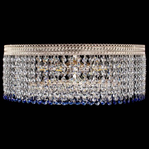 Люстра Флоренция капель оптикон синяя в Саратове Гусь Хрустальный