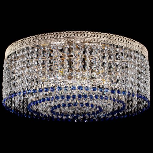 Люстра Флоренция капель оптикон синяя в Саратове Гусь Хрустальный