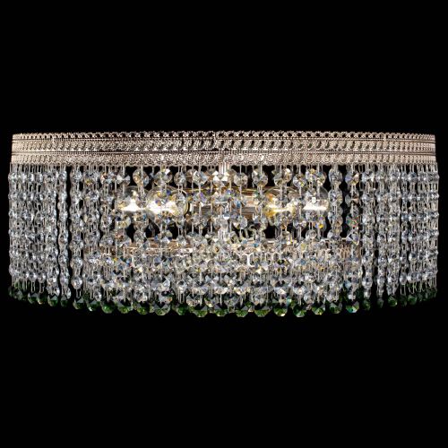 Люстра Флоренция капель оптикон зеленая в Саратове Гусь Хрустальный