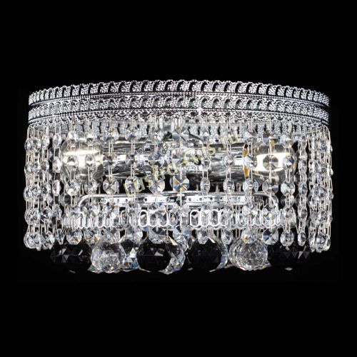 Люстра Флоренция шар №2 черная в Саратове Гусь Хрустальный