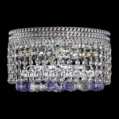 Люстра Флоренция шар №2 фиолетовая в Саратове Гусь Хрустальный