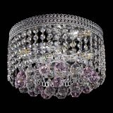 Люстра Флоренция шар №2 розовая в Саратове