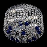 Люстра Флоренция шар №2 синяя в Саратове