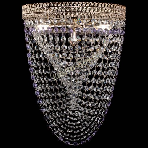 Люстра Флоренция Водоворот фиолетовая в Саратове Гусь Хрустальный