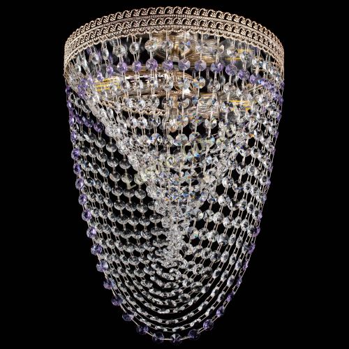 Люстра Флоренция Водоворот фиолетовая в Саратове Гусь Хрустальный