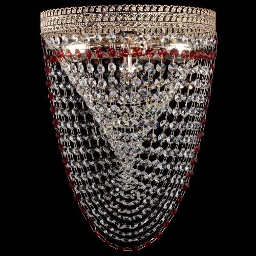 Люстра Флоренция Водоворот красная в Саратове Гусь Хрустальный