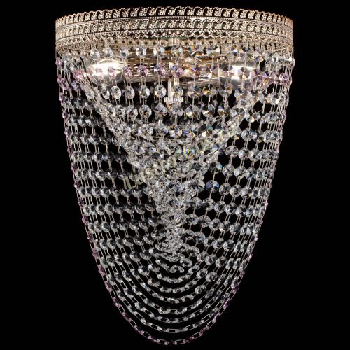 Люстра Флоренция Водоворот розовая в Саратове Гусь Хрустальный