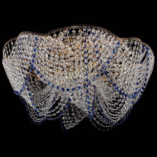 Люстра Галактика №4 синяя в Саратове Гусь Хрустальный