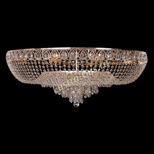 Люстра Капель 008 - 12 ламп в Саратове Гусь Хрустальный