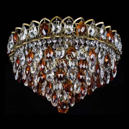 Люстра Грация №1 под бронзу чайная в Саратове Гусь Хрустальный