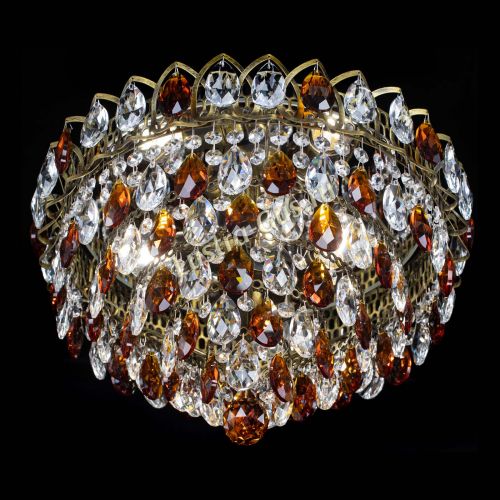 Люстра Грация №1 под бронзу чайная в Саратове Гусь Хрустальный