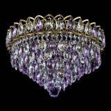 Люстра Грация №1 под бронзу фиолетовая в Саратове