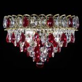 Люстра Грация №1 под бронзу красная в Саратове