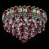 Люстра Грация №1 под бронзу красная в Саратове