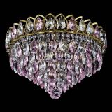 Люстра Грация №1 под бронзу розовая в Саратове