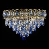 Люстра Грация №1 под бронзу синяя в Саратове