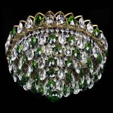 Люстра Грация №1 под бронзу зеленая в Саратове