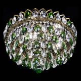 Люстра Грация №1 под бронзу зеленая в Саратове