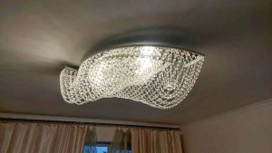 Люстра Хрустальная Волна в Саратове отзыв и фото покупателя