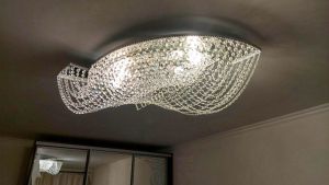 Люстра Хрустальная Волна в Саратове отзыв и фото покупателя